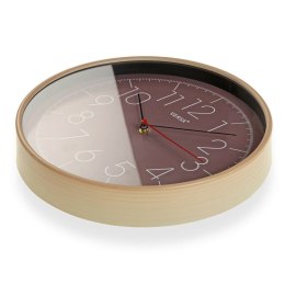 Zegar Ścienny Versa Brązowy Plastikowy (4,3 x 30,5 x 30,5 cm)