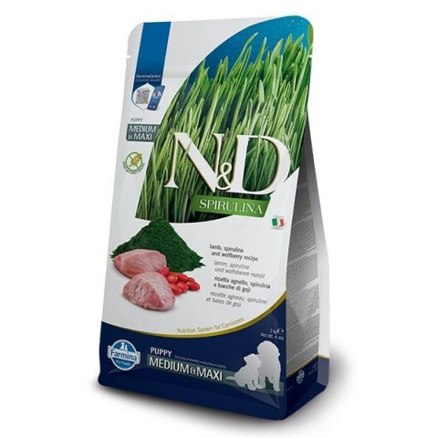 Karma Farmina Puppy MED/MAXI Szczeniak/Junior Jagnięcina 2 Kg Spirulina