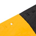 VidaXL Progi zwalniające, 4 szt., żółto-czarne, 97x32,5x4 cm, gumowe
