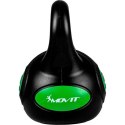 MOVIT Hantle Kettlebell - 16 kg, czarno / zielony