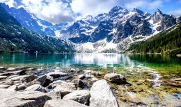 Obraz Wieloczęściowy Jezioro Morskie Oko 3D