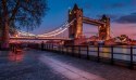 Obraz Wieloczęściowy Tower Bridge W Londynie O Zachodzie Słońca