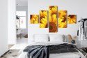 Obraz Wieloczęściowy Kwiaty Słonecznika 3D