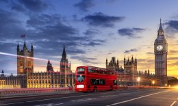 Obraz Wieloczęściowy Panorama Westminsteru I Big Bena, Londyn