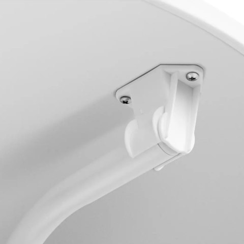 Stół stolik barowy okrągły wysoki składany śr. 80 cm wys. 110 cm biały