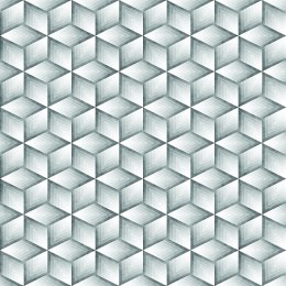 Tapeta Sześciany W Odcieniach Szarości - Efekt 3D