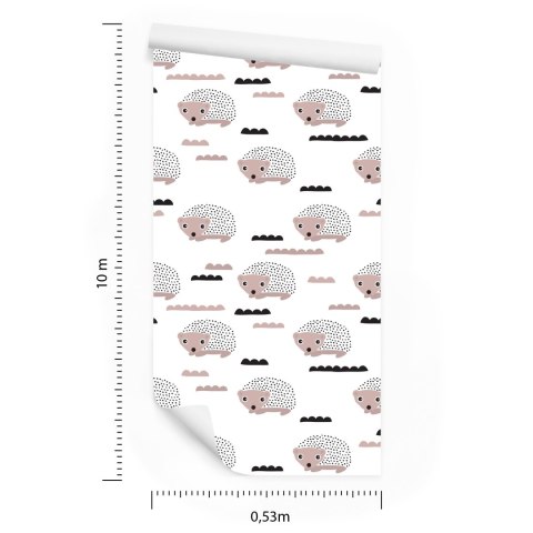 Tapeta Do Pokoju Chłopca Jeżyk Zwierzęta Chmury