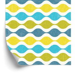 Tapeta Modne Fale Retro