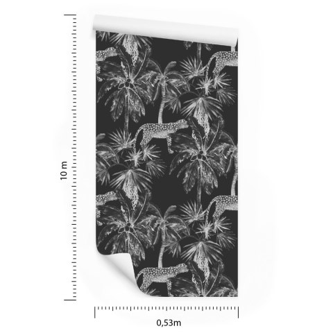 Tapeta - Dzikie Koty I Palmy