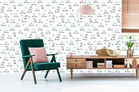 Tapeta Hulajnogi I Smartfony