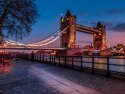 Obraz Wieloczęściowy Tower Bridge W Londynie O Zachodzie Słońca