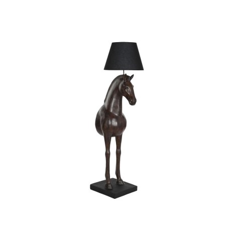 Lampa Stojąca Home ESPRIT Czarny Ceimnobrązowy Żywica 50 W 220 V 47 x 40 x 153 cm