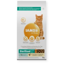 Karma dla kota Eukanuba Vitality Adult Sterilised kurczak 3 Kg