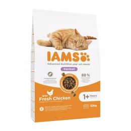 Karma dla kota IAMS Advanced Nutrition Hairball Control kurczak 10 kg