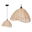 Lampa Sufitowa Naturalny Rattan 60 W Stożkowa 220 -240 V 34 x 20 x 30 cm (2 Sztuk)