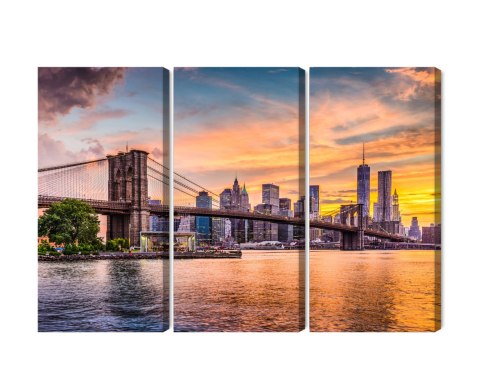 Obraz Wieloczęściowy Krajobraz Panoramiczny New York City