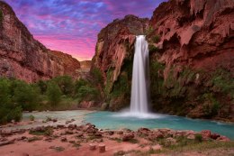 Obraz Wieloczęściowy Wodospady W Havasupai