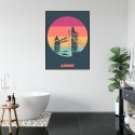 Plakat Most Tower Bridge W Stylu Vintage Rama Aluminiowa Kolor Czarny