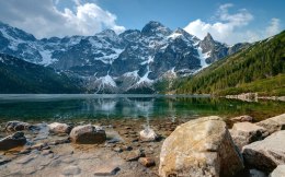 Obraz Wieloczęściowy Morskie Oko W Tatrach 3D