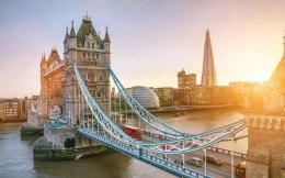 Obraz Wieloczęściowy Tower Bridge O Wschodzie Słońca