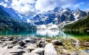 Obraz Wieloczęściowy Jezioro Morskie Oko 3D