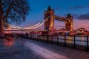 Obraz Wieloczęściowy Tower Bridge W Londynie O Zachodzie Słońca