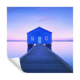 Fototapeta Kwadratowa Boathouse Autorstwa Richarda Vandewalle'a