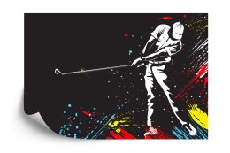 Fototapeta Malowany Golfista