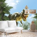 Fototapeta Wielki Dinozaur T-Rex I Palmy