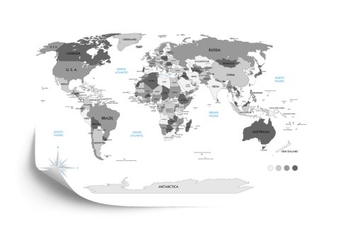 Fototapeta Mapa Świata