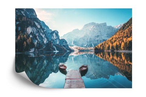 Fototapeta Jezioro Lago Di Braies We Włoszech