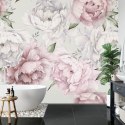 Fototapeta Kwiaty Peonie W Pastelowych Barwach