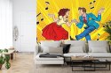 Fototapeta Taneczna Para W Stylu Pop-Art