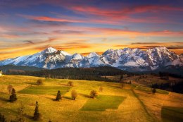 Fototapeta Tatry O Zachodzie Słońca