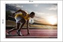 Fototapeta Sportowiec W Bloku Startowym 3D