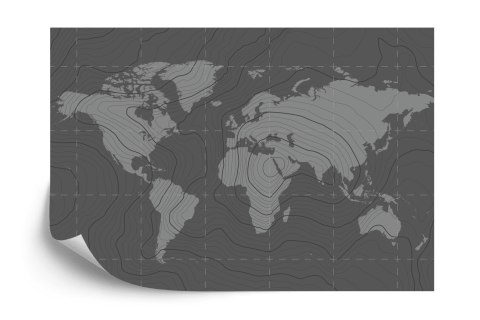 Fototapeta Nowoczesna Mapa Świata