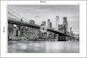 Fototapeta Brooklyn Bridge Nyc W Czerni I Bieli