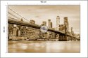 Fototapeta Brooklyn Bridge Nyc W Sepii