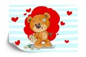 Fototapeta The Big Heart Bears: Bradley Ma Kwiaty