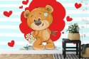 Fototapeta The Big Heart Bears: Bradley Ma Kwiaty