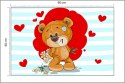 Fototapeta The Big Heart Bears: Bradley Ma Kwiaty