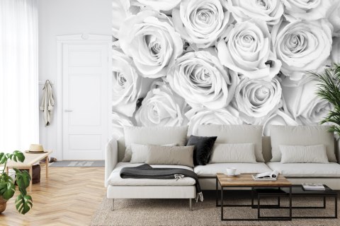 Fototapeta Czarno-Biały Bukiet Róż