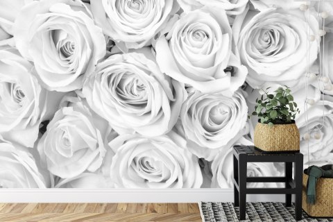 Fototapeta Czarno-Biały Bukiet Róż