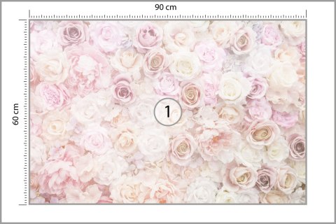 Fototapeta Kwiatowy Wyblakły Vintage