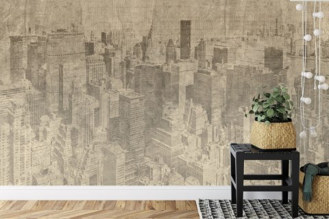 Fototapeta Nowy Jork Grunge I Sepia