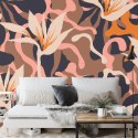 Fototapeta Abstract Jungle Plants Pattern. Creative Collage Contemporary Floral Seamless Pattern. Fashionable Template For Desig