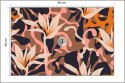 Fototapeta Abstract Jungle Plants Pattern. Creative Collage Contemporary Floral Seamless Pattern. Fashionable Template For Desig