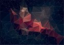 Fototapeta Abstract Retro Colortriangle Background,