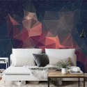 Fototapeta Abstract Retro Colortriangle Background,