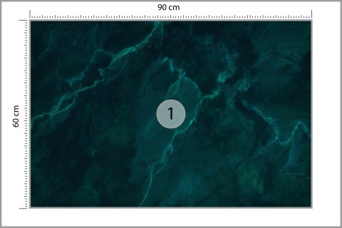 Fototapeta Dark Green Marble Texture Background With High Resolution, Top View Of Natural Tiles Stone In Luxury And Seamless Gli